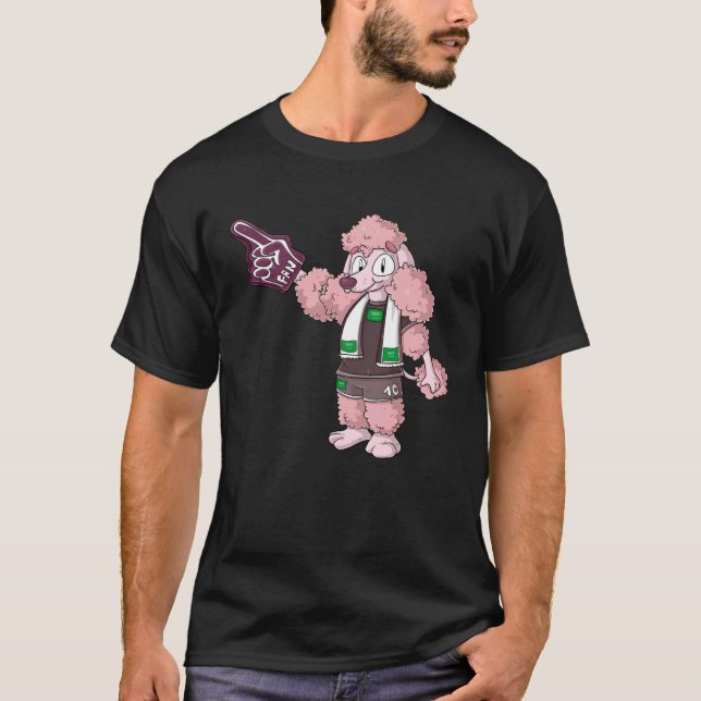 T-shirt Fan Poodle Saudi Arabia (Devant)