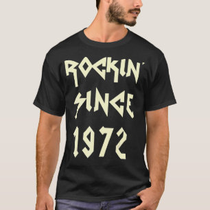 T-shirt Fan rock Metal Rock depuis 1972 50e