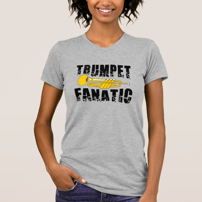T-shirt Fanatique de trompette (Devant)
