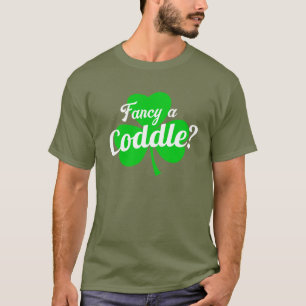 T-shirt Fancy A Coddle Irish Food Joke