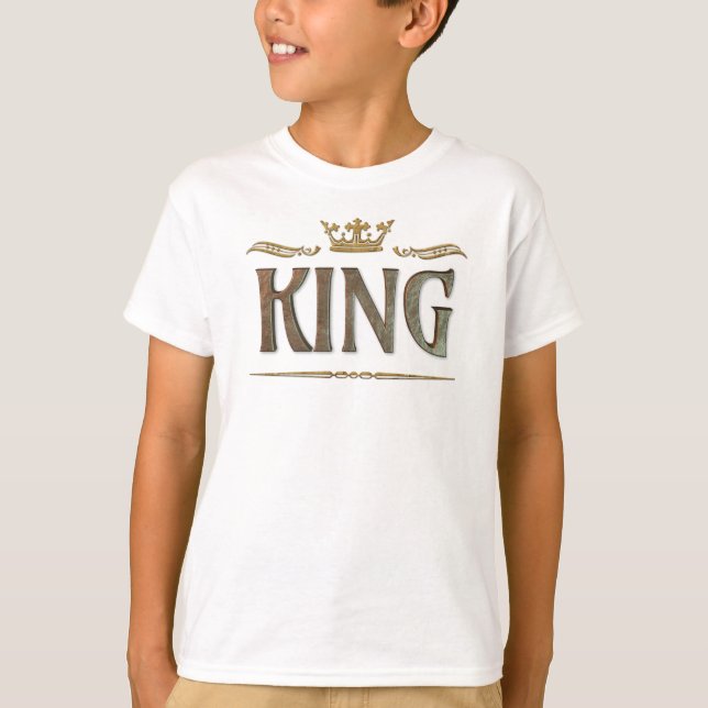 T-shirt Fancy King Lettering (Devant)