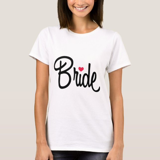 T-shirt Fancy Mariage Mariée (Devant)