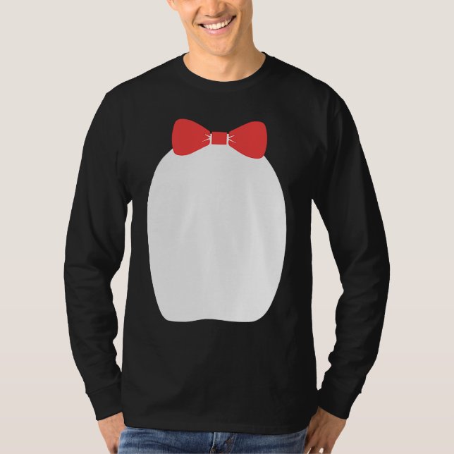 T-shirt Fancy Penguin Bow Tie Halloween Costume (Devant)
