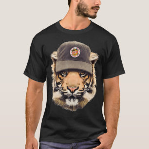 T-shirt Fancy Tiger T Chemise Armée Jungle Randonnée d'été