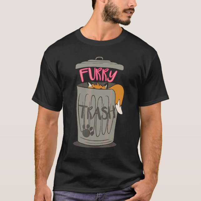 T-shirt Fandom Fandom Furry Trash Furry Fandom Furiing Cos (Devant)