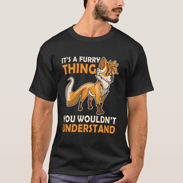 T-shirt Fandom Furry - Furries Fursona (Devant)