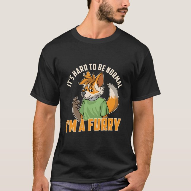 T-shirt Fandom Furry Fursona Fursuit (Devant)
