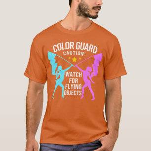 T-shirt Fanfare de garde de couleur en marche Attention au
