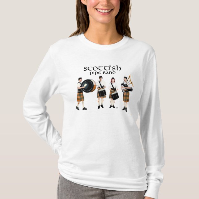 T-shirt Fanfare Écossaise - Butterscotch (Devant)
