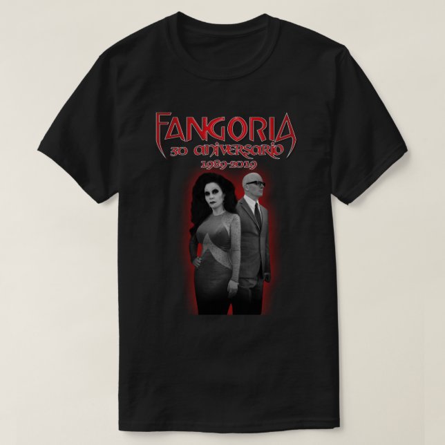 T-shirt Fangoria 30e anniversaire 2019 (Design devant)