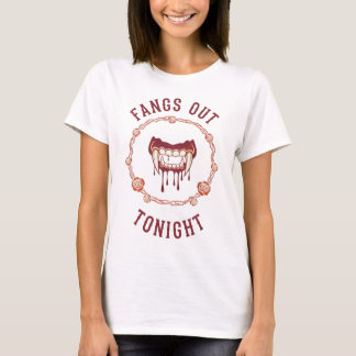 T-shirt Fangs Out Tonight 