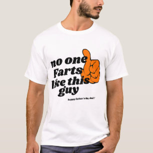 T-shirt Fanny Fart Papa Design Chemise, Fête des pères