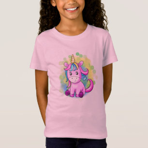 T-Shirt Fanny licorne de dessin animé