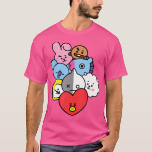 T-shirt Fans coréens de musique pop