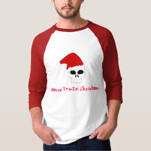 T-shirt Fans de crâne de Joyeux Noël