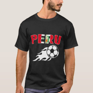 T-shirt Fans de foot péruviens fiers maillot drapeau péruv