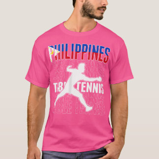 T-shirt Fans de tennis de table aux Philippines - Philippi