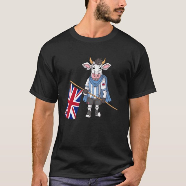 T-shirt Fans de vache d'Angleterre (Devant)