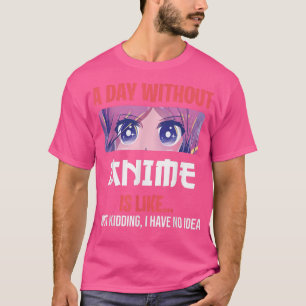 T-shirt Fantaisie Anime Merch Pour Filles Ados Par Jour Sa