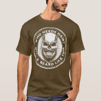 Fantaisie Beard Shirt qui a besoin de cheveux avec