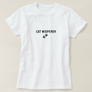 T-shirt Fantaisie Chat Whisperer Chemise - Novelty Chat Hu