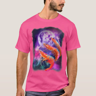 T-shirt Fantaisie Chemise À Pelouse - Chemise À Crevettes 