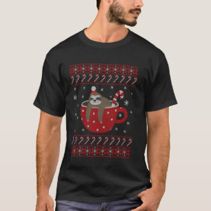 T-shirt Fantaisie Chocolat Chaud Noël Pour Femmes Hommes