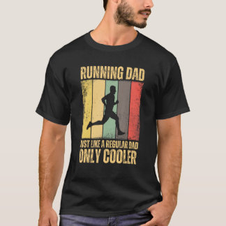 T-shirt Fantaisie Courir Pour Hommes Papa Marathon Coureur