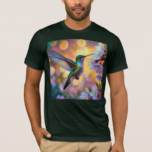 T-shirt Fantaisie de fleurs de cerisier Colibri