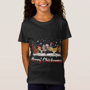 T-Shirt Fantaisie de Noël au poulet - Joyeux Noël C