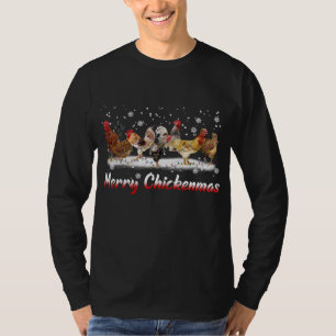 T-shirt Fantaisie de Noël au poulet - Joyeux Noël C