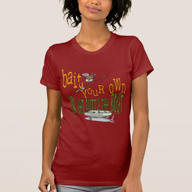 T-shirt Fantaisie de pêche Chemise de pêche Humour appât d (Devant)
