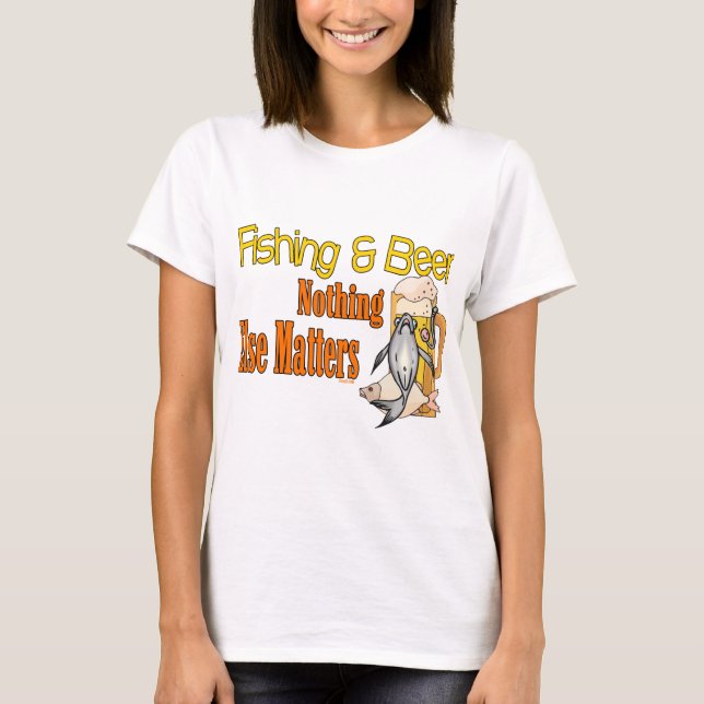 T-shirt Fantaisie de pêche Chemise de pêche Humour de pêch (Devant)