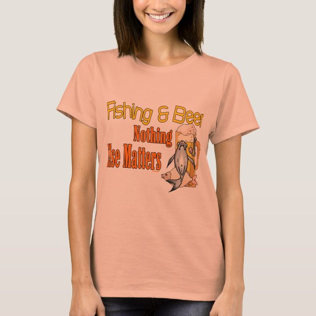 T-shirt Fantaisie de pêche Chemise de pêche Humour de pêch (Devant)
