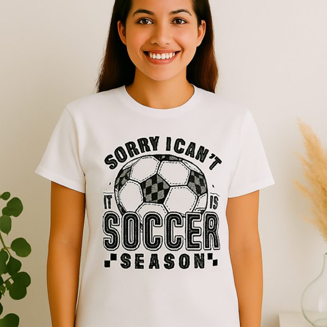 T-shirt Fantaisie de saison de football - Désolé je ne peu (Créateur téléchargé)