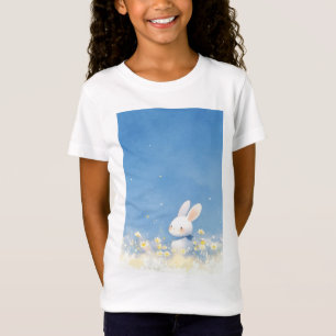 T-Shirt Fantaisie florale de lapin