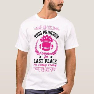 T-shirt Fantaisie Footll Princesse Conception de fête drôl
