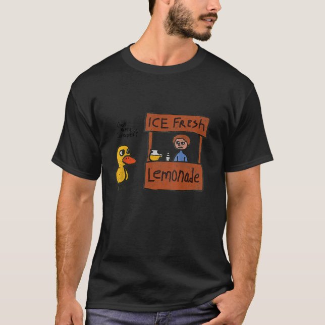 T-shirt Fantaisie Fraîche Lémonade A N'Importe Quel Raisin (Devant)