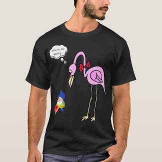 T-shirt Fantaisie gnome flamingo vous êtes tellement kitsc