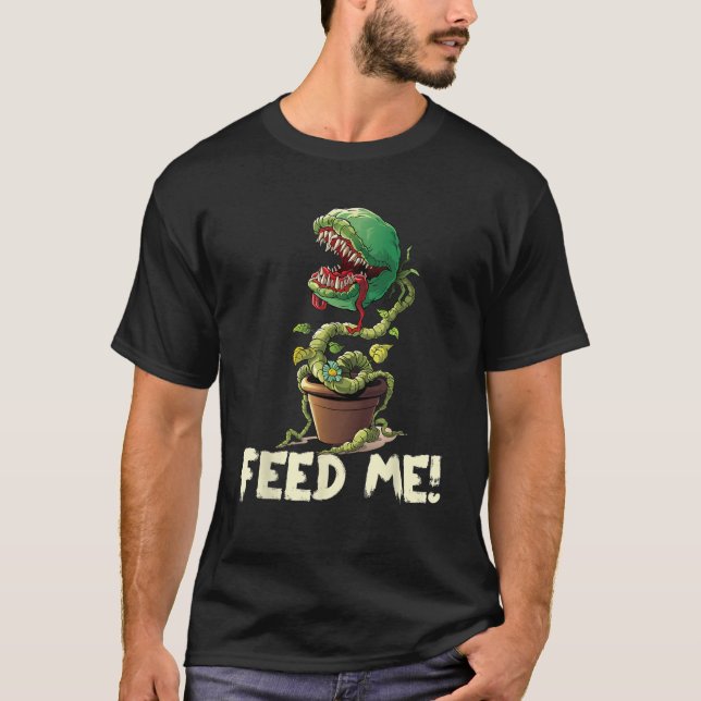 T-shirt Fantaisie Me Toujours Faim Vénus Fly Trap Chemise  (Devant)