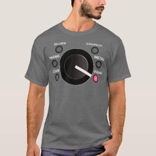 T-shirt Fantaisie Mode Guitare Amp Volume Knob