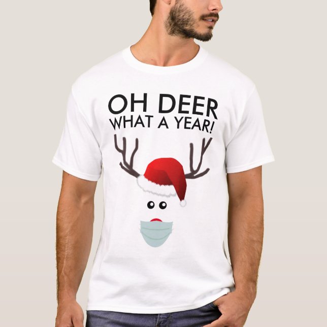 T-shirt Fantaisie Noël Reindeer Fashion (Devant)