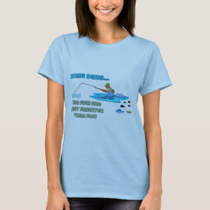 T-shirt Fantaisie Pêche Chemise Pêche Humour Les poissons
