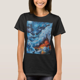 T-shirt Fantaisie polaire surréaliste Aurore boréale