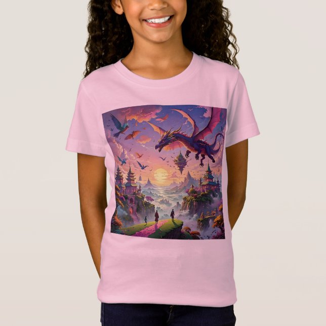 T-shirt Fantaisie pour fille (Devant)