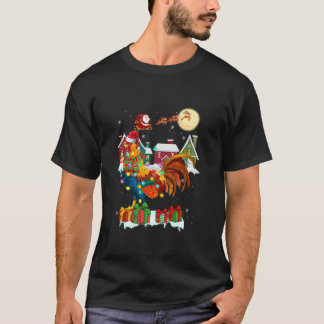 T-shirt Fantaisie Rooster Noël Fantaisie Rooster