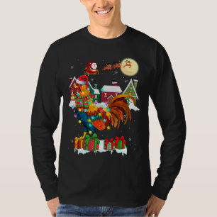 T-shirt Fantaisie Rooster Noël Fantaisie Rooster
