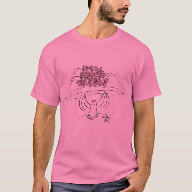 T-shirt fantaisiste pour le jour de la course (Devant)