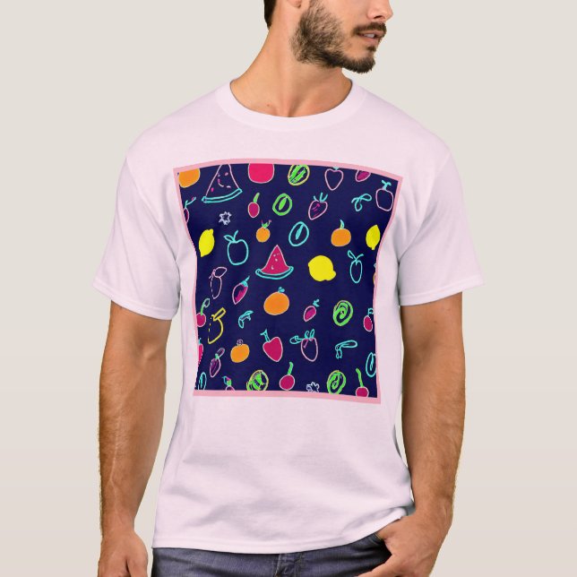 T-shirt Fantasia des fruits colorés (Devant)