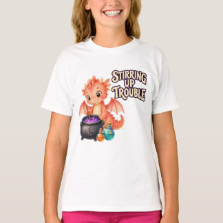 T-shirt Fantasme de dragon d'Halloween pour enfants qui cr